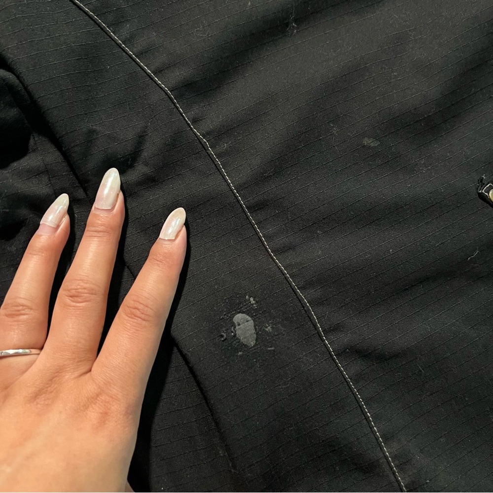Black Oversized Style Jorts - Picture 9 of 10